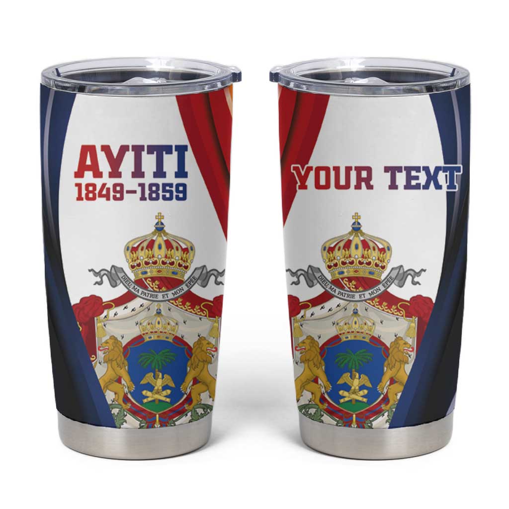 Personalized Second Empire Afro-Haitians 1849-1859 Tumbler Cup Dieu Ma Patrie Et Mon Epee - African Pride