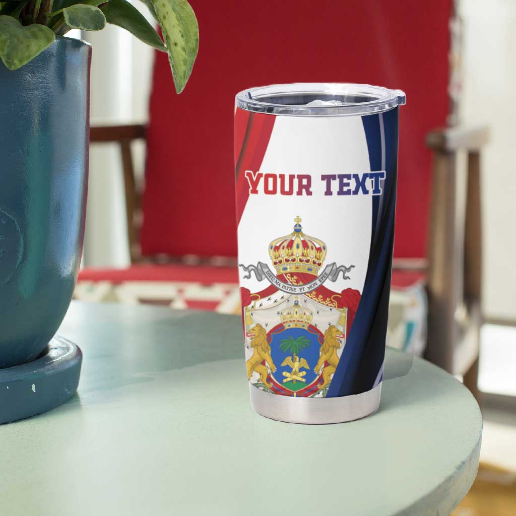 Personalized Second Empire Afro-Haitians 1849-1859 Tumbler Cup Dieu Ma Patrie Et Mon Epee - African Pride