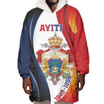Personalized Second Empire Afro-Haitians 1849-1859 Wearable Blanket Hoodie Dieu Ma Patrie Et Mon Epee - African Pride