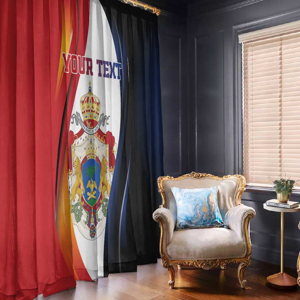 Personalized Second Empire Afro-Haitians 1849-1859 Window Curtain Dieu Ma Patrie Et Mon Epee - African Pride