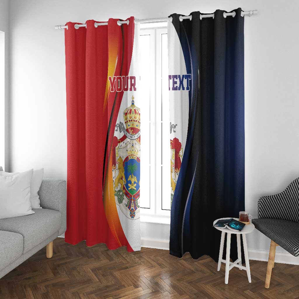 Personalized Second Empire Afro-Haitians 1849-1859 Window Curtain Dieu Ma Patrie Et Mon Epee - African Pride