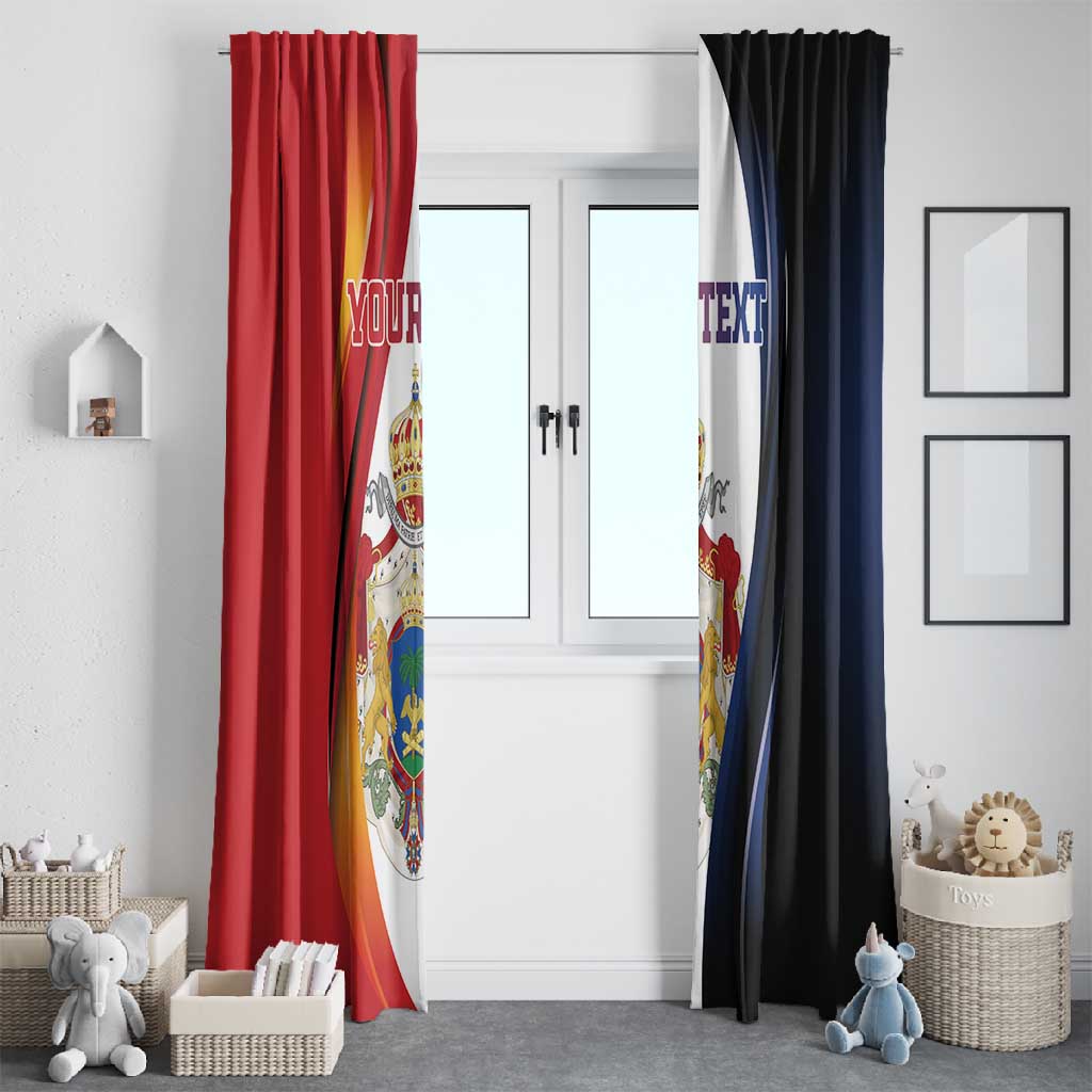 Personalized Second Empire Afro-Haitians 1849-1859 Window Curtain Dieu Ma Patrie Et Mon Epee - African Pride