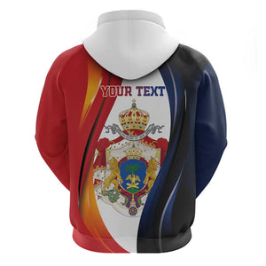Personalized Second Empire Afro-Haitians 1849-1859 Zip Hoodie Dieu Ma Patrie Et Mon Epee - African Pride