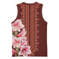 Africa Dashiki Basketball Jersey With Belladonna Lily - African Pride