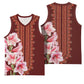 Africa Dashiki Basketball Jersey With Belladonna Lily - African Pride