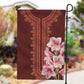 Africa Dashiki Garden Flag With Belladonna Lily
