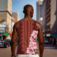 Africa Dashiki Men Tank Top With Belladonna Lily