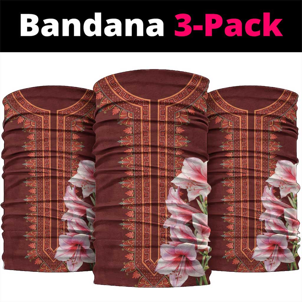 Africa Dashiki Neck Gaiter Belladonna Lily LT18