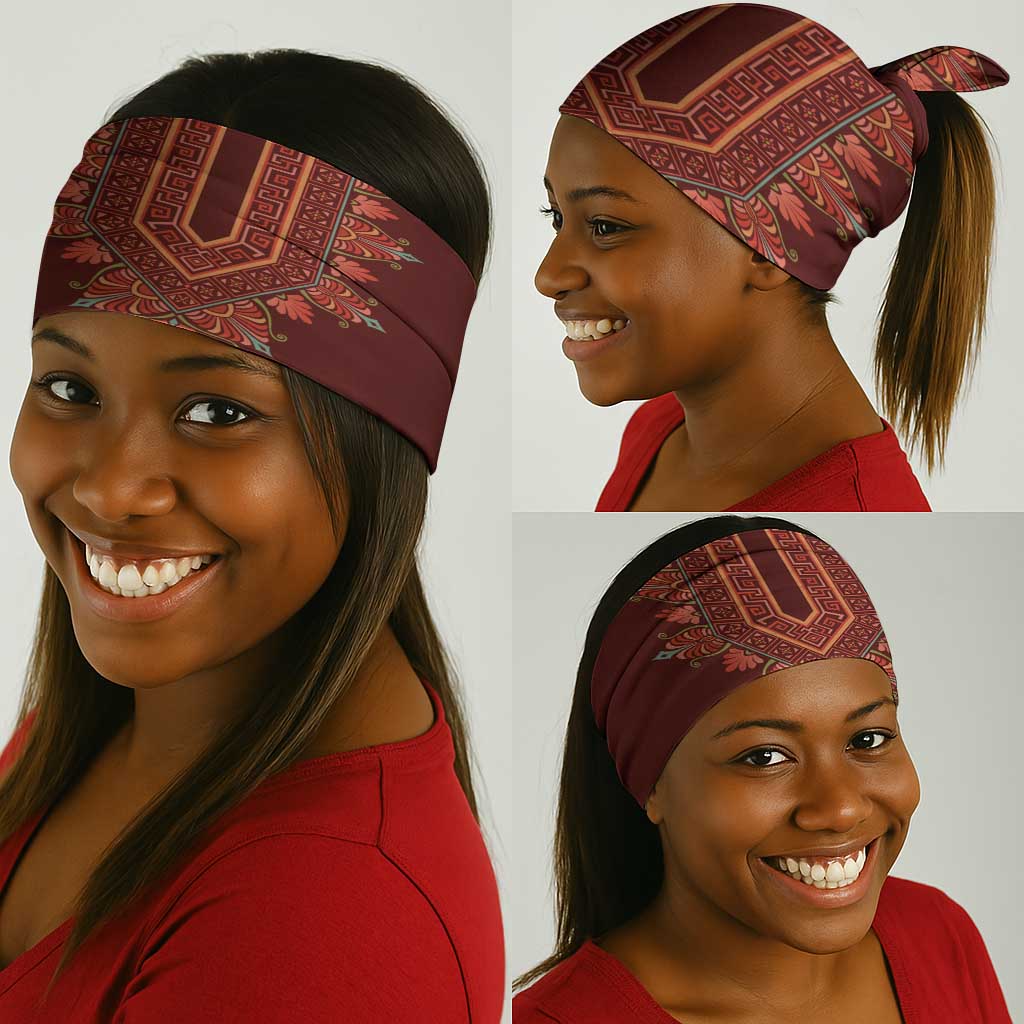 Africa Dashiki Neck Gaiter With Belladonna Lily - African Pride