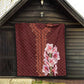 Africa Dashiki Quilt With Belladonna Lily