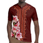 Africa Dashiki Rugby Jersey With Belladonna Lily