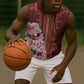 Africa Dashiki Sleeveless Zip Hoodie With Belladonna Lily - African Pride