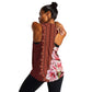 Africa Dashiki Women Racerback Tank With Belladonna Lily