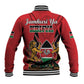 Kenya Baseball Jacket Coat Of Arms With Kente Patterns LT18