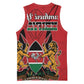 Kenya Basketball Jersey Coat Of Arms With Kente Patterns - African Pride
