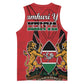 Kenya Basketball Jersey Coat Of Arms With Kente Patterns LT18