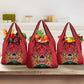 Kenya Grocery Bag Coat Of Arms With Kente Patterns