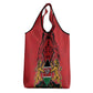 Kenya Grocery Bag Coat Of Arms With Kente Patterns