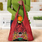 Kenya Grocery Bag Coat Of Arms With Kente Patterns