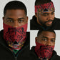Kenya Neck Gaiter Coat Of Arms Kente Patterns LT18