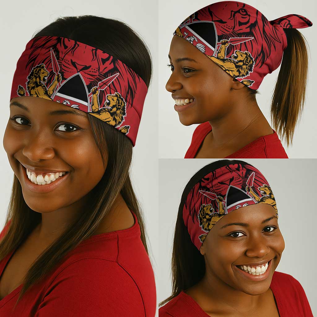 Kenya Neck Gaiter Coat Of Arms Kente Patterns LT18
