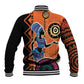 African Woman In Ethnic Dress Baseball Jacket Ethnic Geometric Patterns LT18