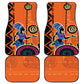 African Woman In Ethnic Dress Car Mats Ethnic Geometric Patterns