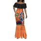 African Woman In Ethnic Dress Mermaid Dress Ethnic Geometric Patterns