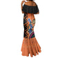 African Woman In Ethnic Dress Mermaid Dress Ethnic Geometric Patterns