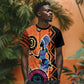African Woman In Ethnic Dress T shirt Ethnic Geometric Patterns
