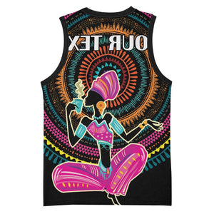 Personalized Africa Basketball Jersey Beautiful Black Woman - African Pride