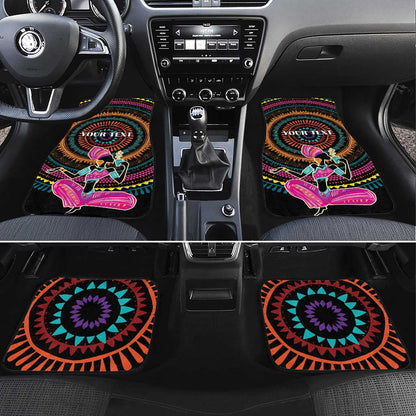 Personalized Africa Car Mats Beautiful Black Woman