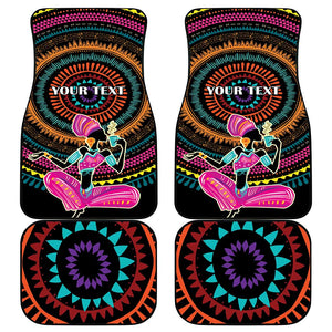 Personalized Africa Car Mats Beautiful Black Woman