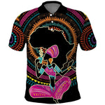 Personalized Africa Polo Shirt Beautiful Black Woman
