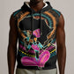 Personalized Africa Sleeveless Hoodie Beautiful Black Woman - African Pride