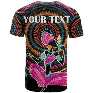 Personalized Africa T shirt Beautiful Black Woman