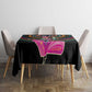 Personalized Africa Tablecloth Beautiful Black Woman