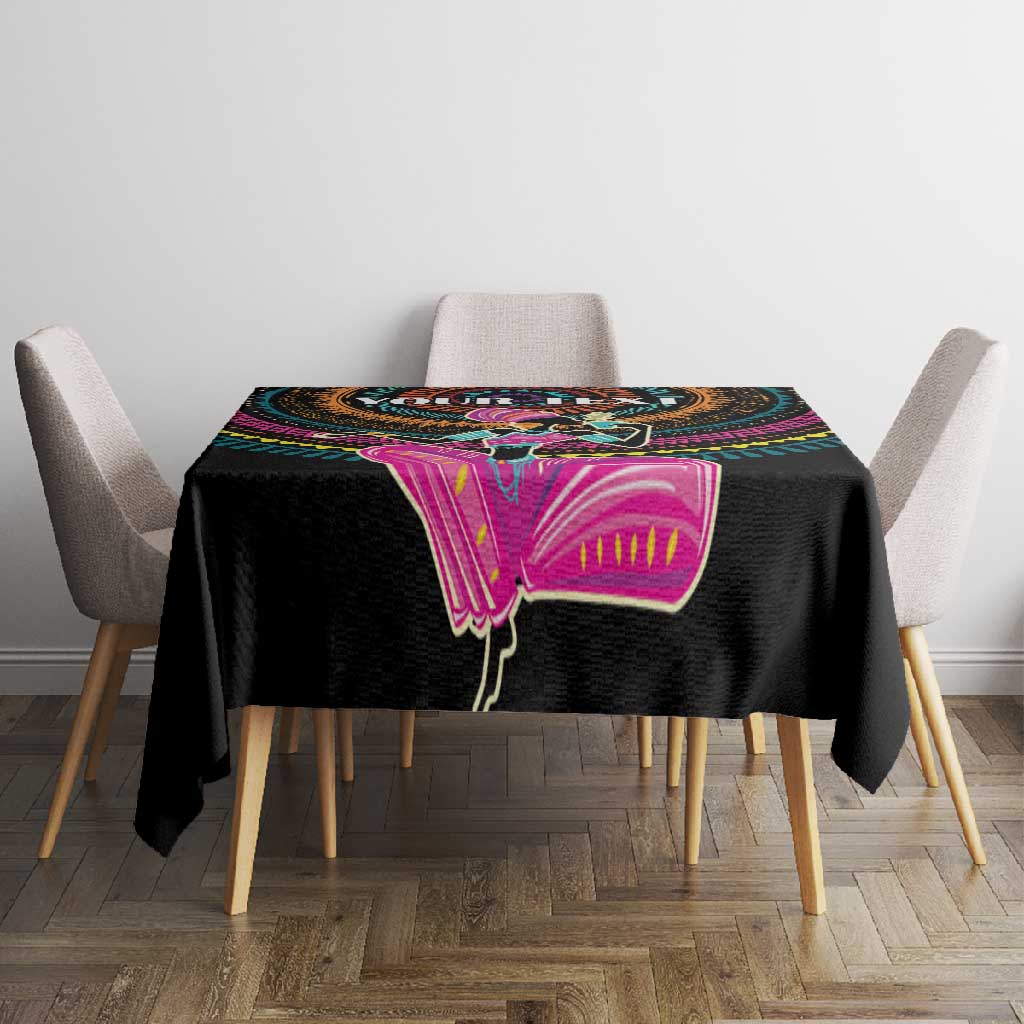 Personalized Africa Tablecloth Beautiful Black Woman