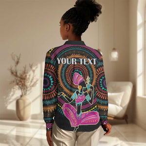 Personalized Africa Women Casual Shirt Beautiful Black Woman LT18