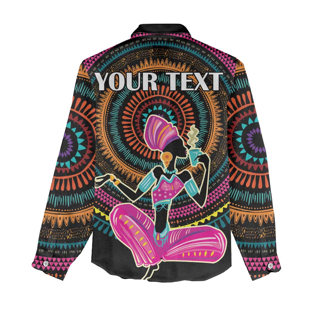Personalized Africa Women Casual Shirt Beautiful Black Woman LT18