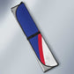 Custom Afro-Haitians Football Pride Auto Sun Shade Les Grenadiers Veve Vodou White Version