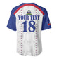 Custom Afro-Haitians Football Pride Baseball Jersey Les Grenadiers Veve Vodou White Version LT18