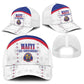 Afro-Haitians Football Pride Baseball Net Cap Les Grenadiers Veve Vodou White Version - African Pride
