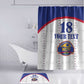 Custom Afro-Haitians Football Pride Bathroom Set Les Grenadiers Veve Vodou White Version