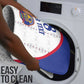 Custom Afro-Haitians Football Pride Bathroom Set Les Grenadiers Veve Vodou White Version