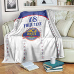 Custom Afro-Haitians Football Pride Blanket Les Grenadiers Veve Vodou White Version - African Pride