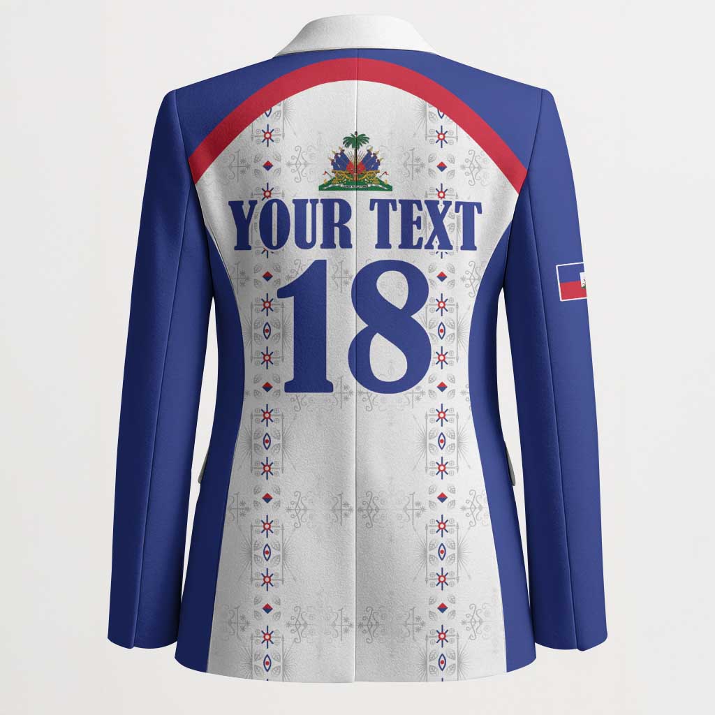 Custom Afro-Haitians Football Pride Blazer Les Grenadiers Veve Vodou White Version