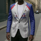 Custom Afro-Haitians Football Pride Blazer Les Grenadiers Veve Vodou White Version