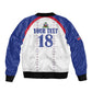Custom Afro-Haitians Football Pride Bomber Jacket Les Grenadiers Veve Vodou White Version - African Pride