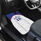 Custom Afro-Haitians Football Pride Car Mats Les Grenadiers Veve Vodou White Version - African Pride
